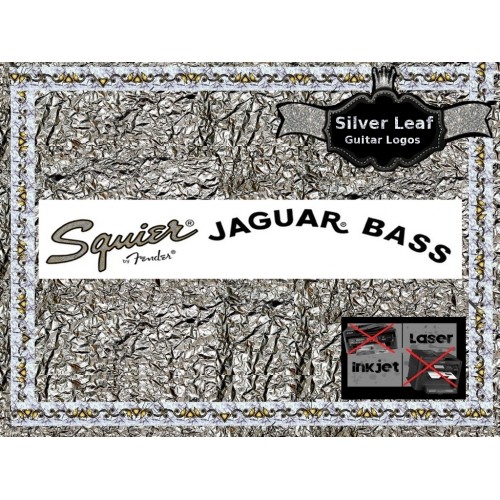 Squier Jaguar Bass Guitar Decal 16s